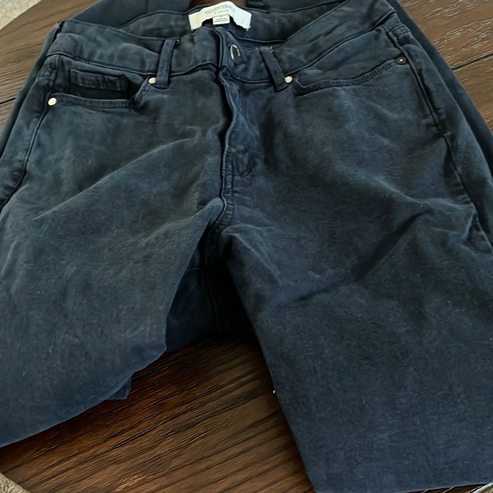 dark blue jeans
